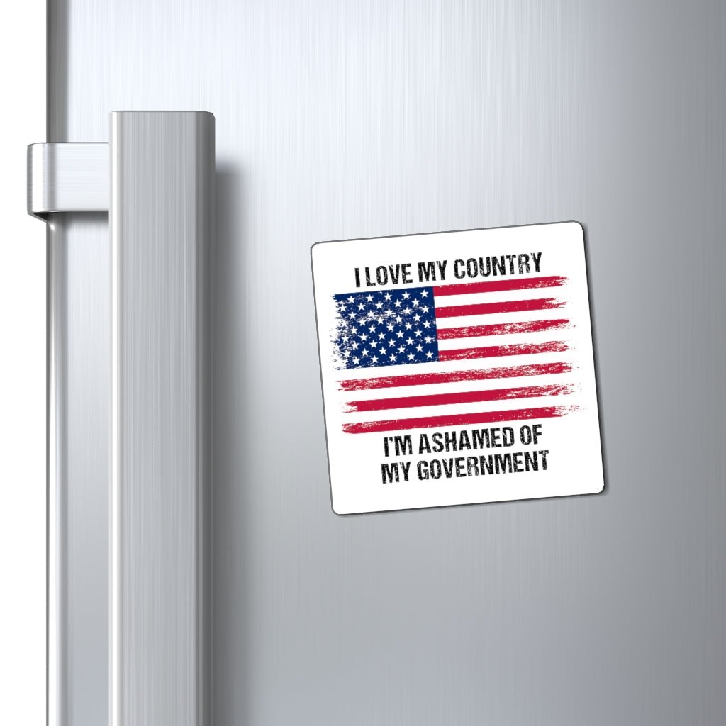 I Love My Country Magnet - PatriotDepot.com