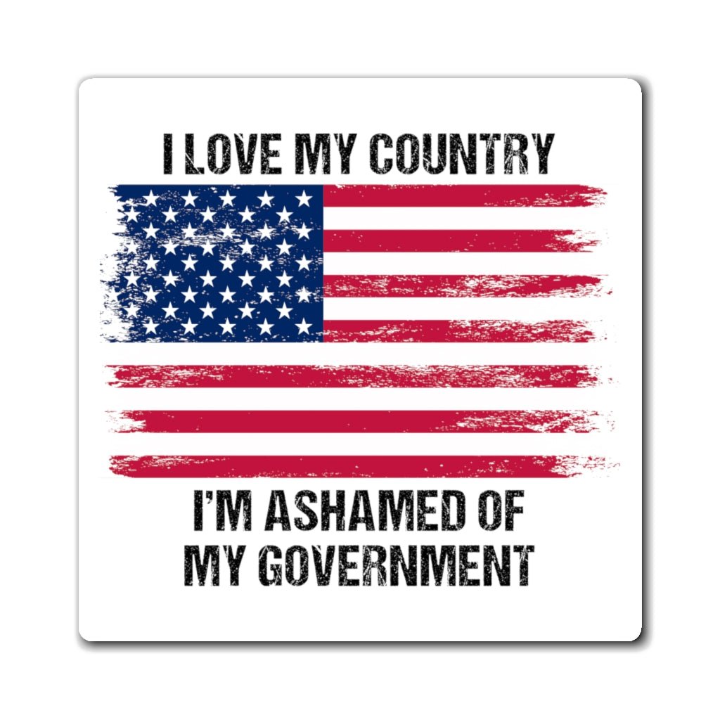 I Love My Country Magnet - PatriotDepot.com