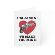 I'm Aimin' To Make You Mine Greeting Cards (1, 10, 30, and 50pcs) - PatriotDepot.com