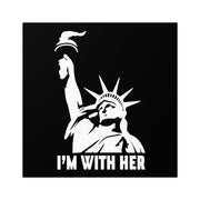 I'm With Her Sticker (Indoor\Outdoor) - PatriotDepot.com