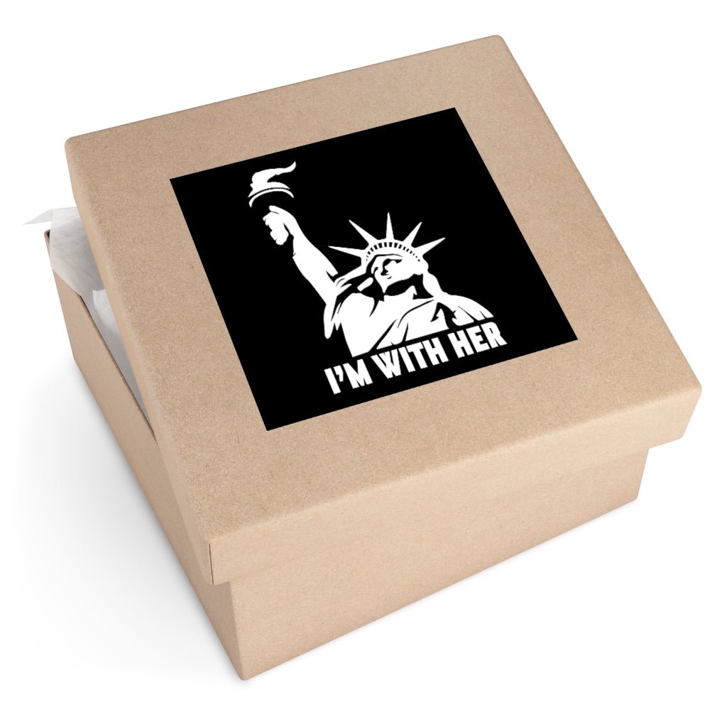 I'm With Her Sticker (Indoor\Outdoor) - PatriotDepot.com