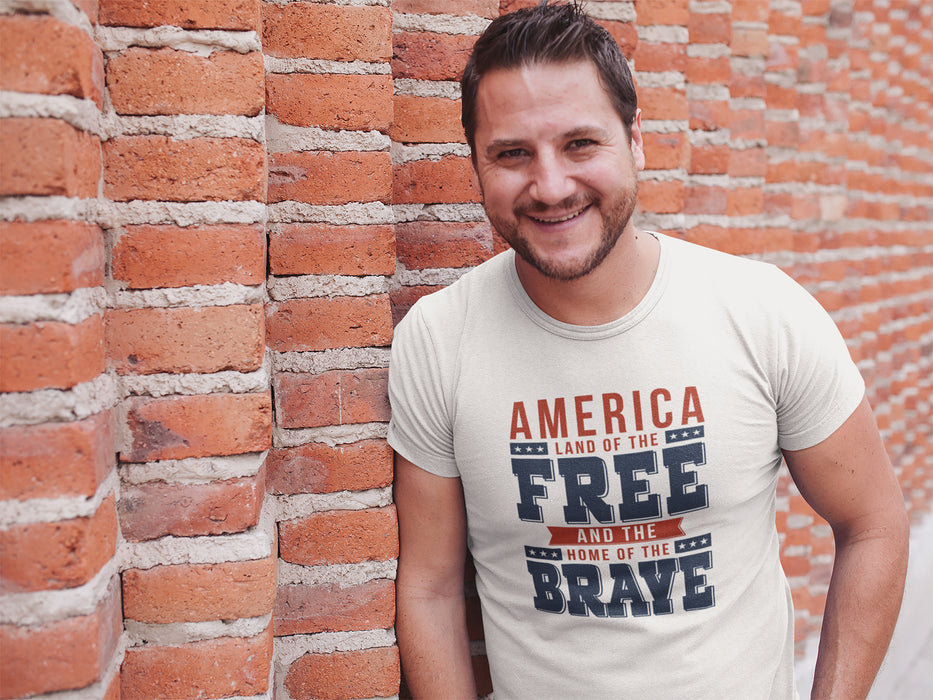 America: Land of the Free and the Home of the Brave T-Shirt