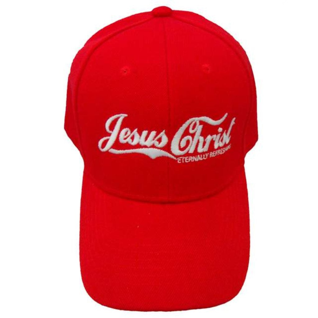Jesus Christ: Eternally Refreshing Embroidered Hat - PatriotDepot.com
