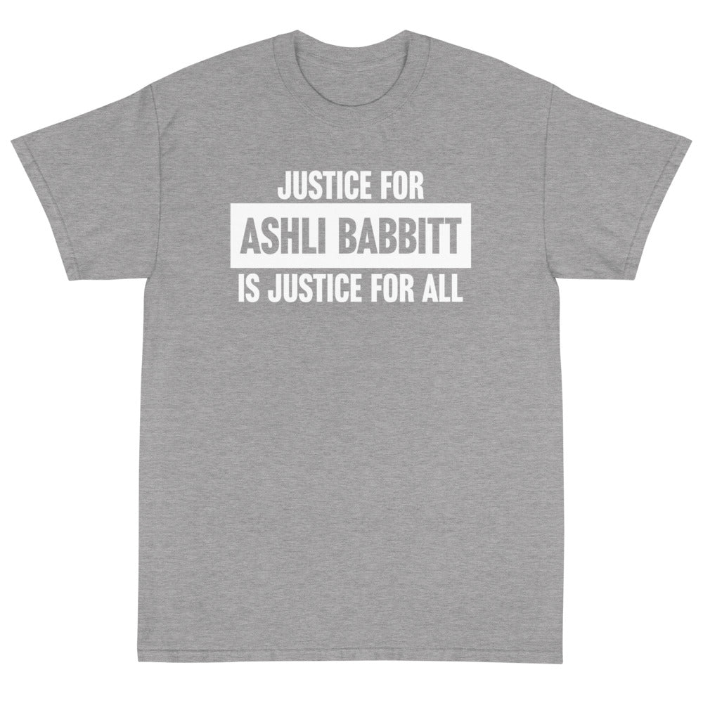 Justice for Ashli Babbitt T Shirt (Unisex) - PatriotDepot.com