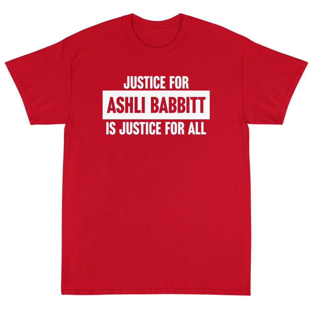 Justice for Ashli Babbitt T Shirt (Unisex) - PatriotDepot.com