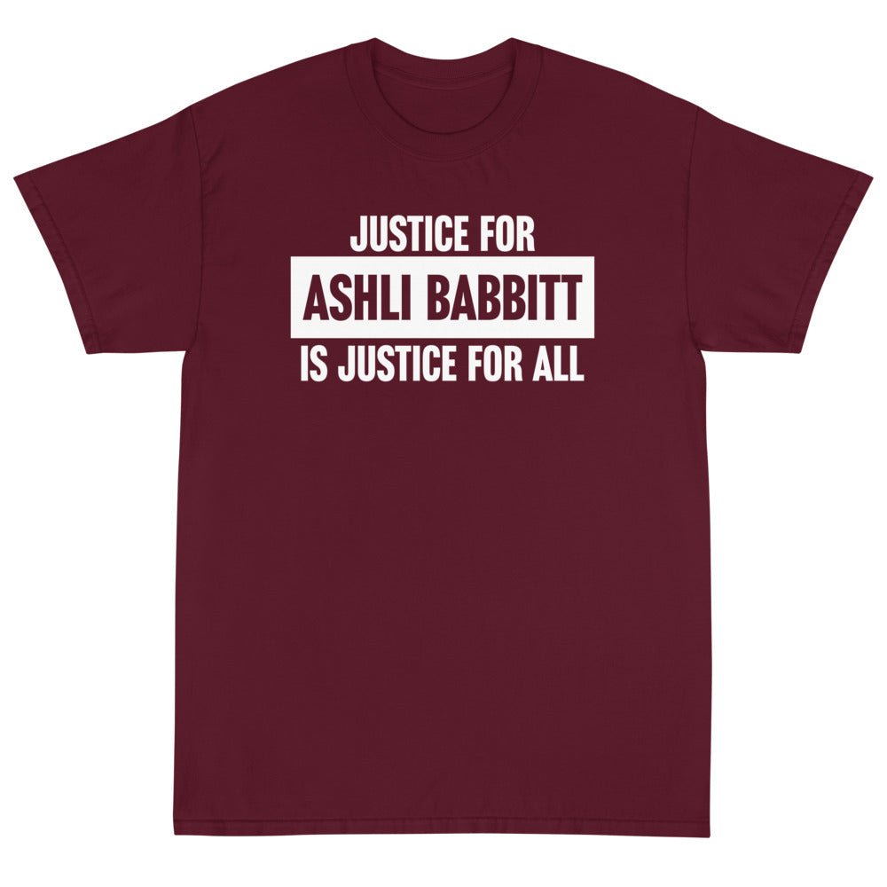 Justice for Ashli Babbitt T Shirt (Unisex) - PatriotDepot.com
