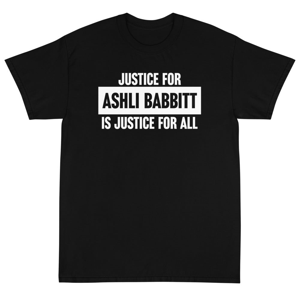 Justice for Ashli Babbitt T Shirt (Unisex) - PatriotDepot.com