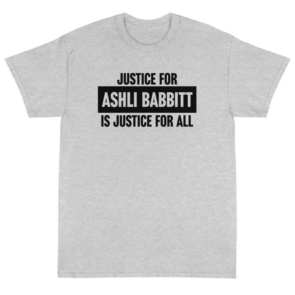 Justice for Ashli Babbitt T Shirt (Unisex) - PatriotDepot.com