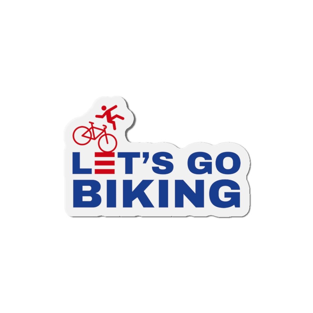 Let's Go Biking Magnet (3 sizes) - PatriotDepot.com