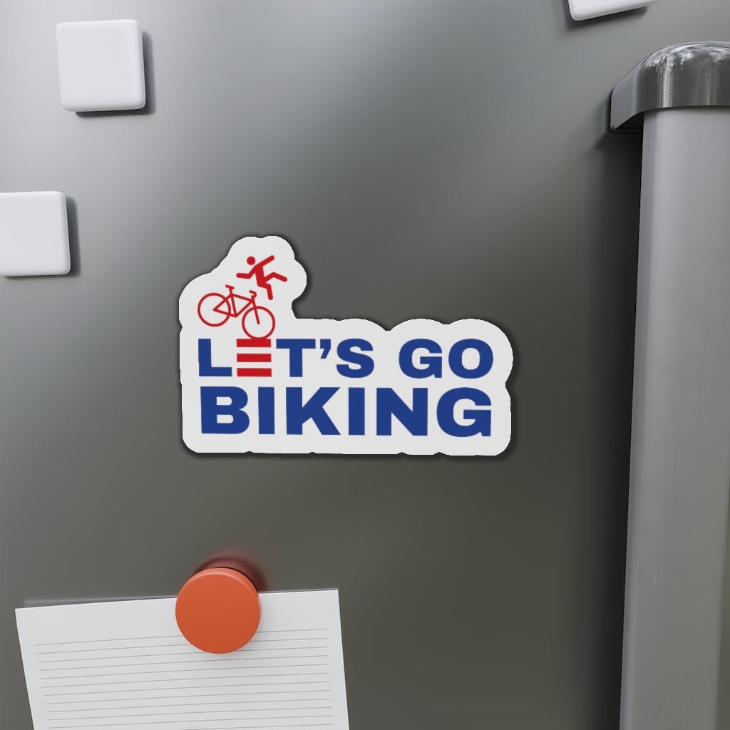 Let's Go Biking Magnet (3 sizes) - PatriotDepot.com