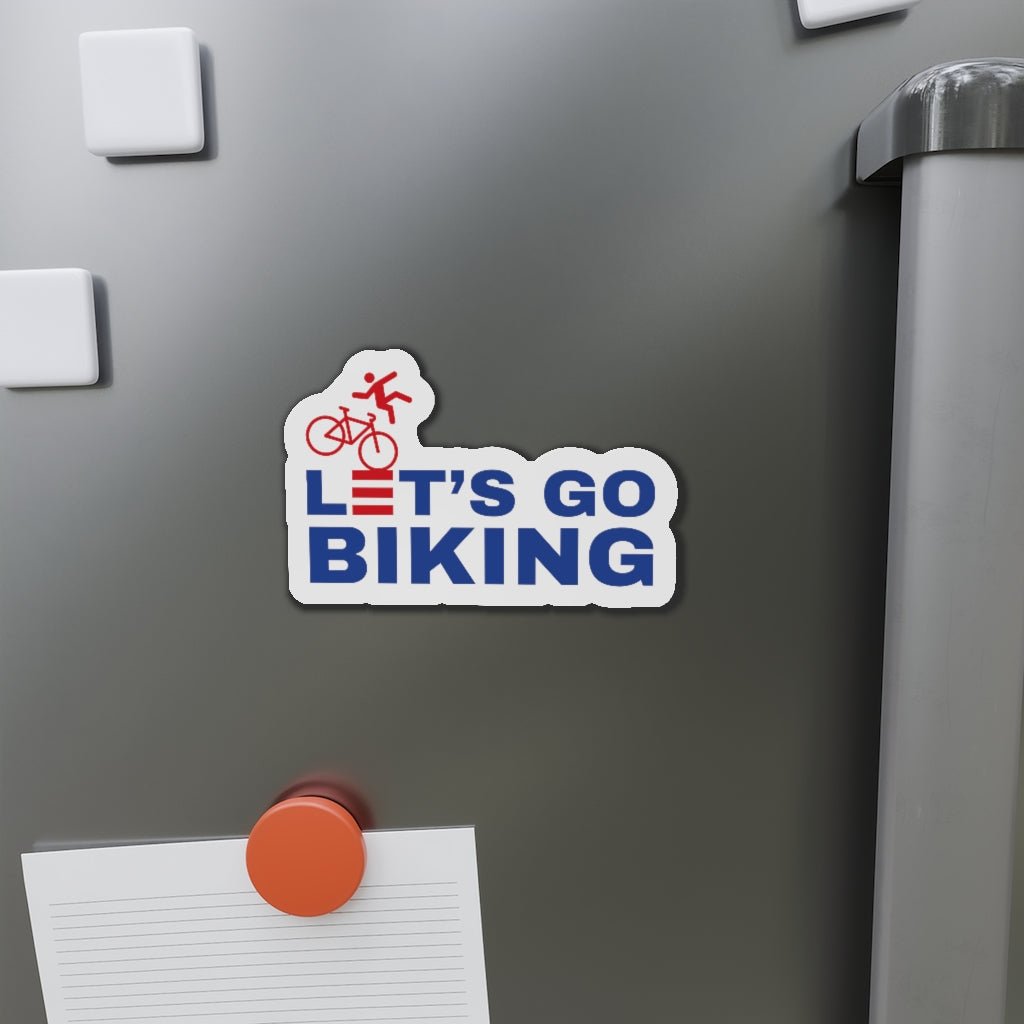 Let's Go Biking Magnet (3 sizes) - PatriotDepot.com