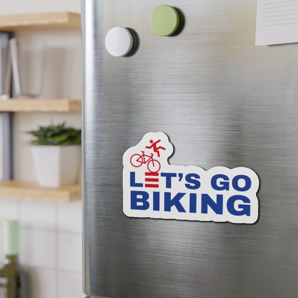 Let's Go Biking Magnet (3 sizes) - PatriotDepot.com