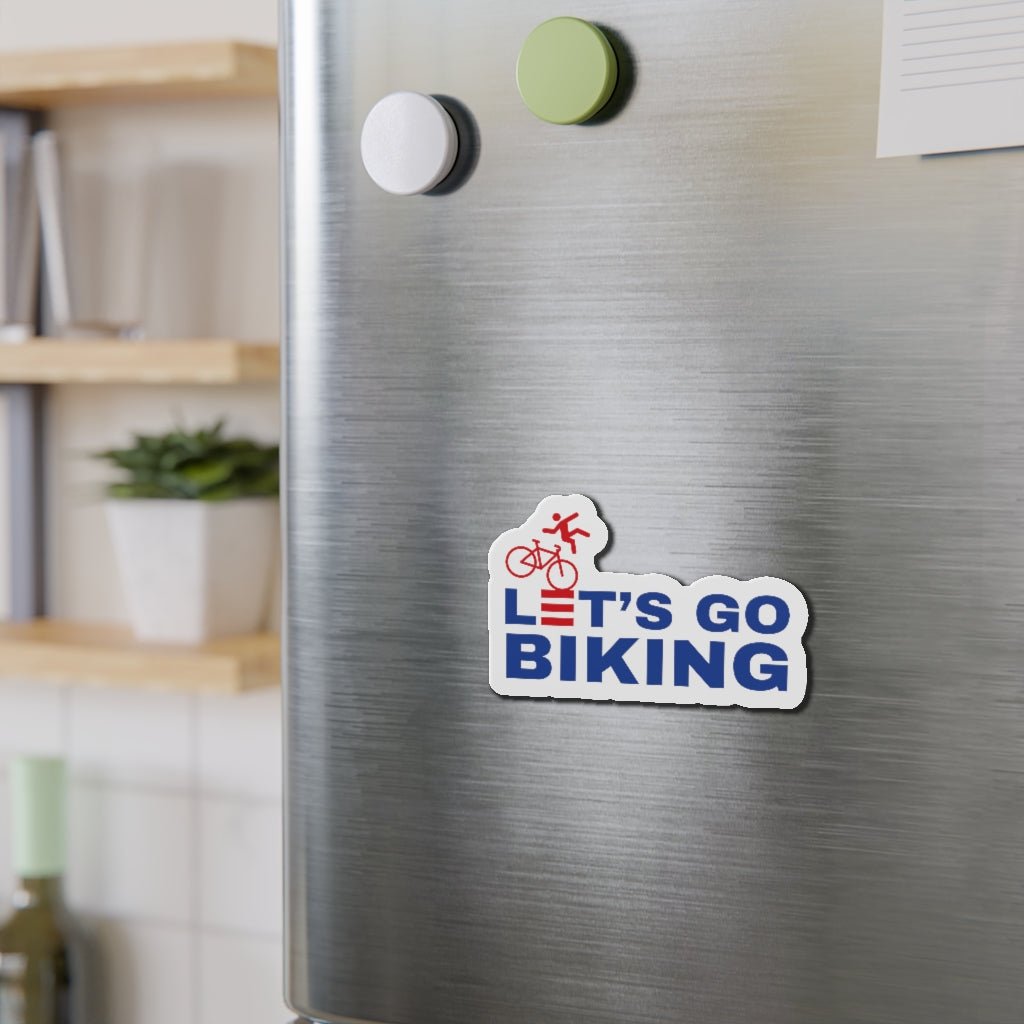 Let's Go Biking Magnet (3 sizes) - PatriotDepot.com