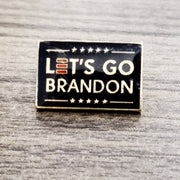 Let's Go Brandon Enamel Lapel Pin - PatriotDepot.com