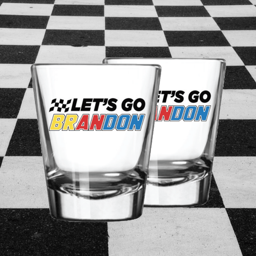 Let's Go Brandon Shot Glass (Made in the USA) - PatriotDepot.com