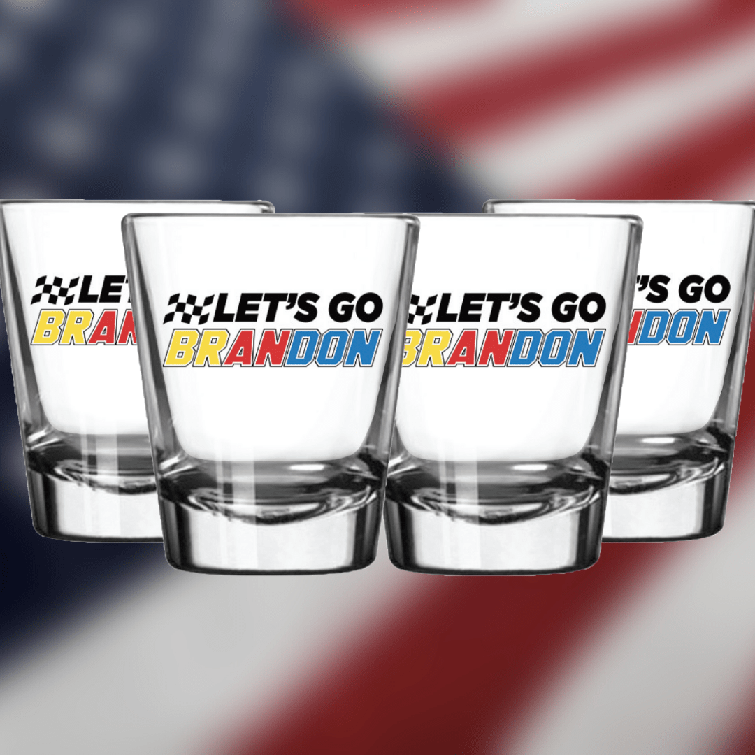Let's Go Brandon Shot Glass (Made in the USA) - PatriotDepot.com