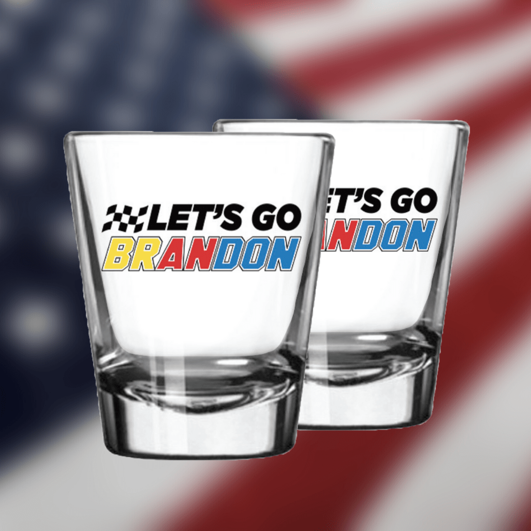 Let's Go Brandon Shot Glass (Made in the USA) - PatriotDepot.com