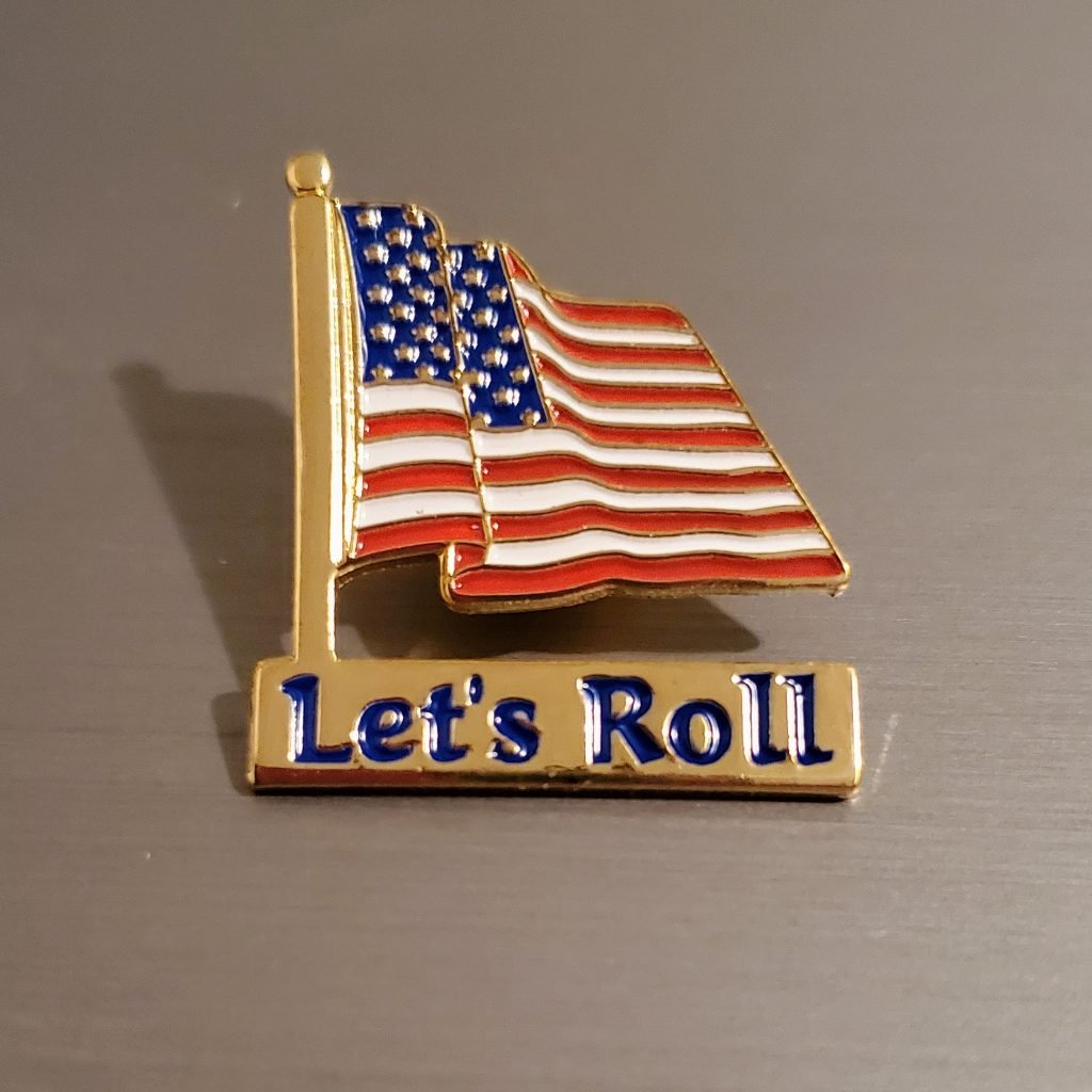 Let's Roll Lapel Pin (Gold Plated) - PatriotDepot.com