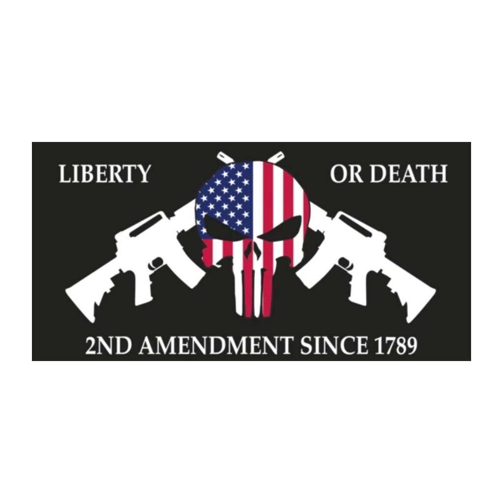 Liberty or death 2nd Amendment Since 1789 Sticker - PatriotDepot.com