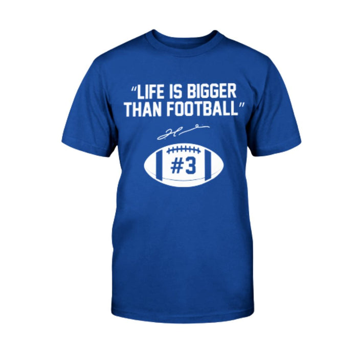 Damar Hamlin "Life is Bigger than Football" Unisex T-Shirt
