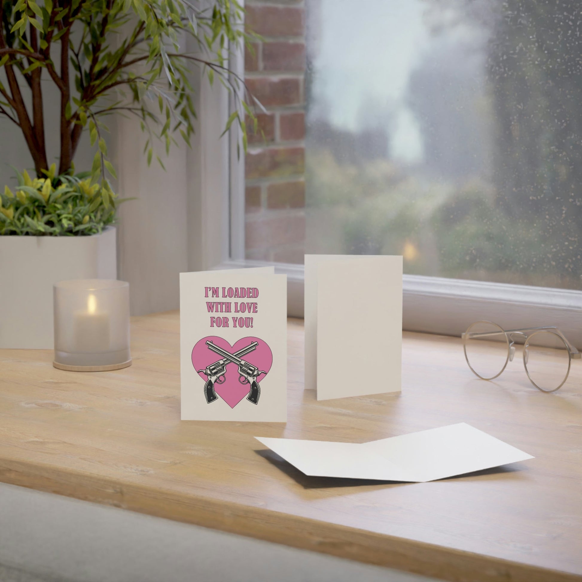 Loaded With Love For You Greeting Card (1, 10, 30, and 50pcs) - PatriotDepot.com