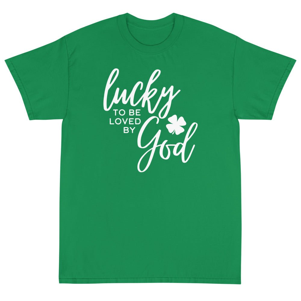 Lucky to be Loved by God Unisex T-Shirt - PatriotDepot.com