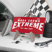 MAGA Crowd Extreme Aluminum Vanity Plate - PatriotDepot.com