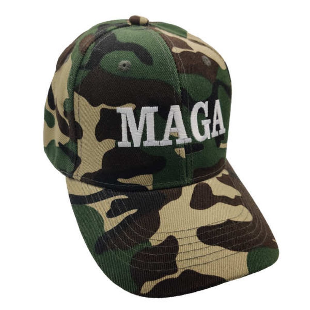 MAGA Custom Embroidered Hat (Camo) - PatriotDepot.com