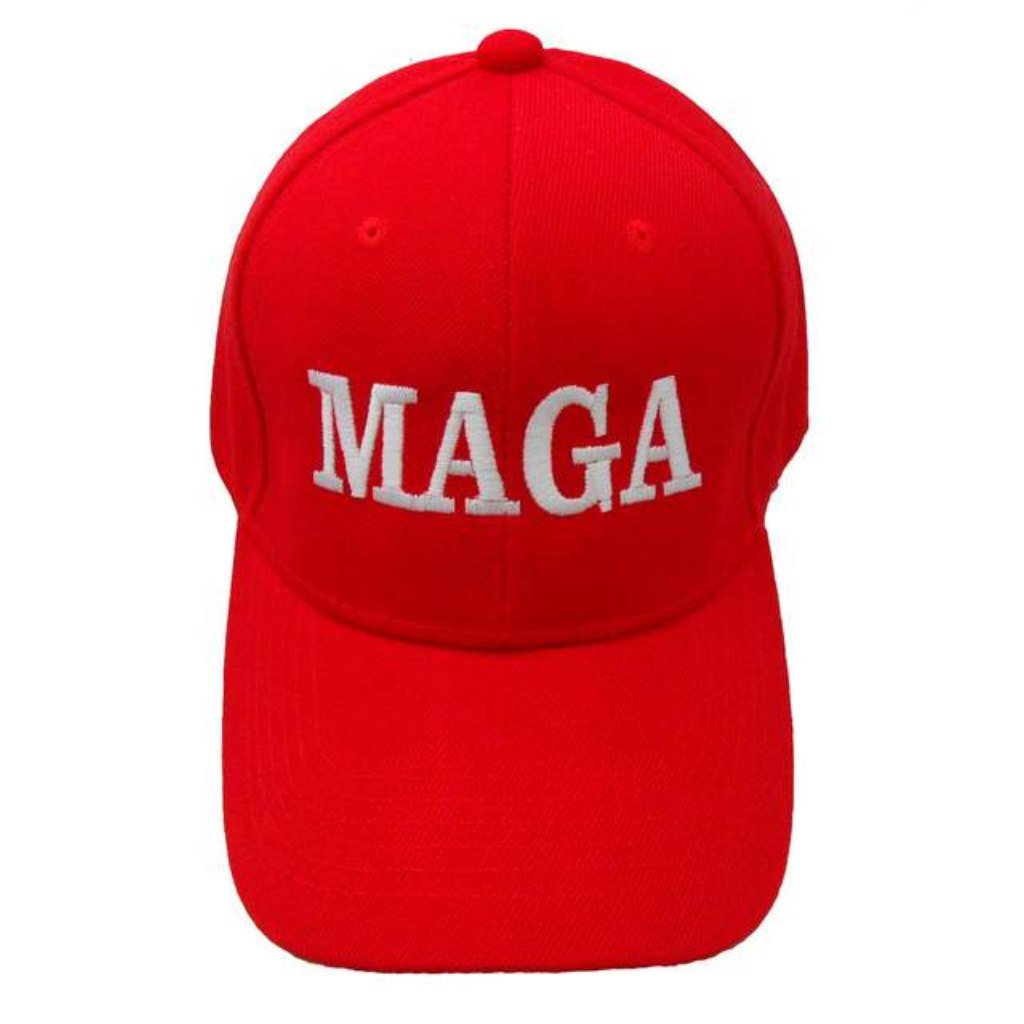 MAGA Custom Embroidered Hat (Red) - PatriotDepot.com