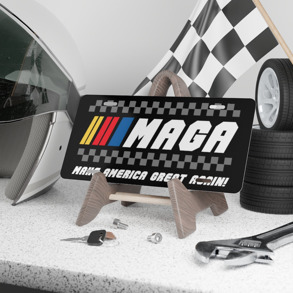 MAGA Make America Great Again Aluminum Vanity Plate - PatriotDepot.com