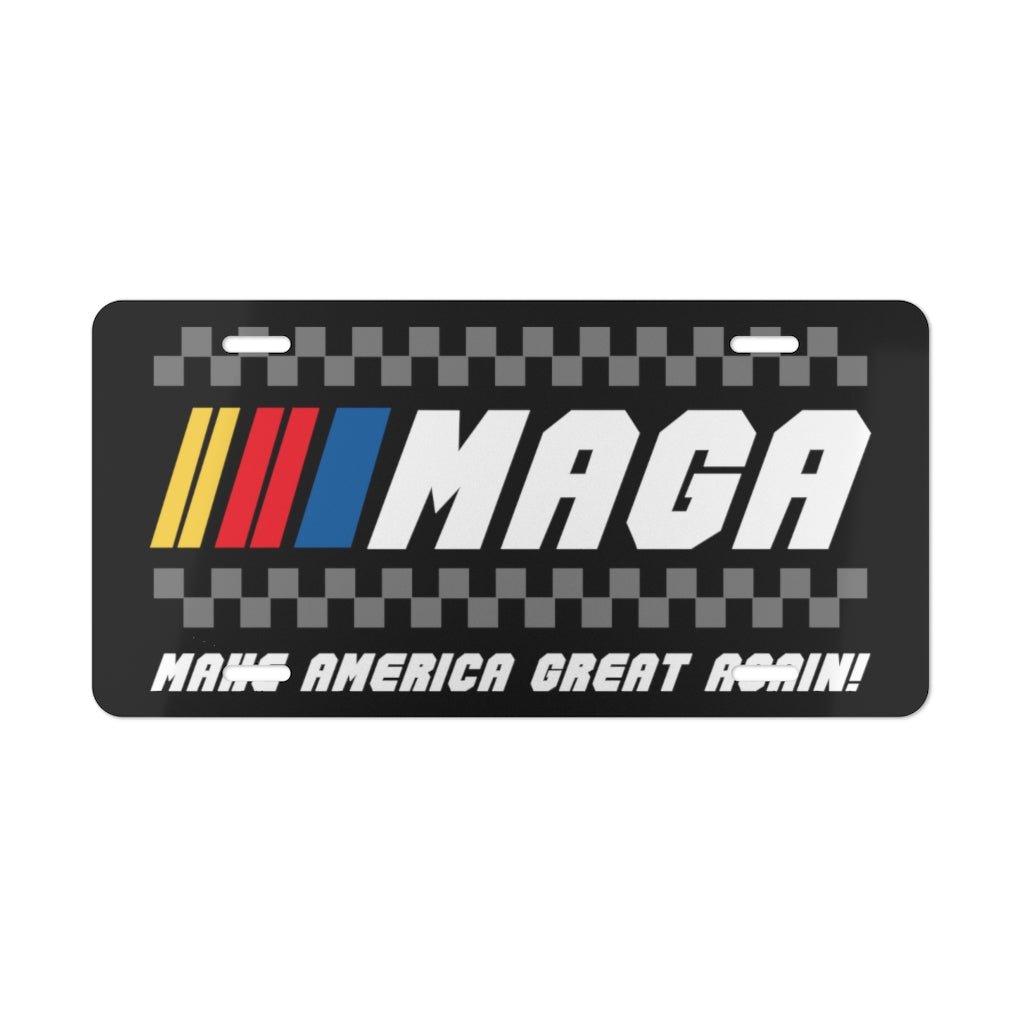 MAGA Make America Great Again Aluminum Vanity Plate - PatriotDepot.com