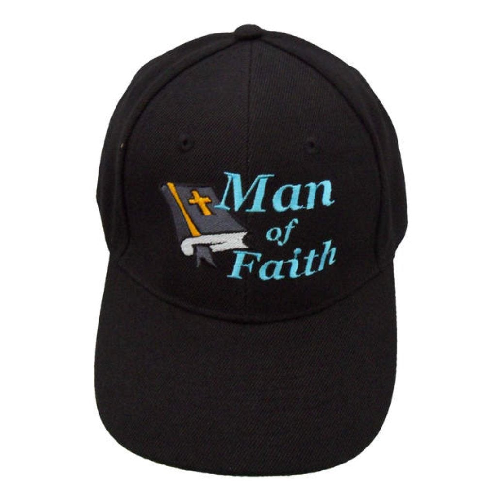 Man of Faith Custom Embroidered Hat - PatriotDepot.com