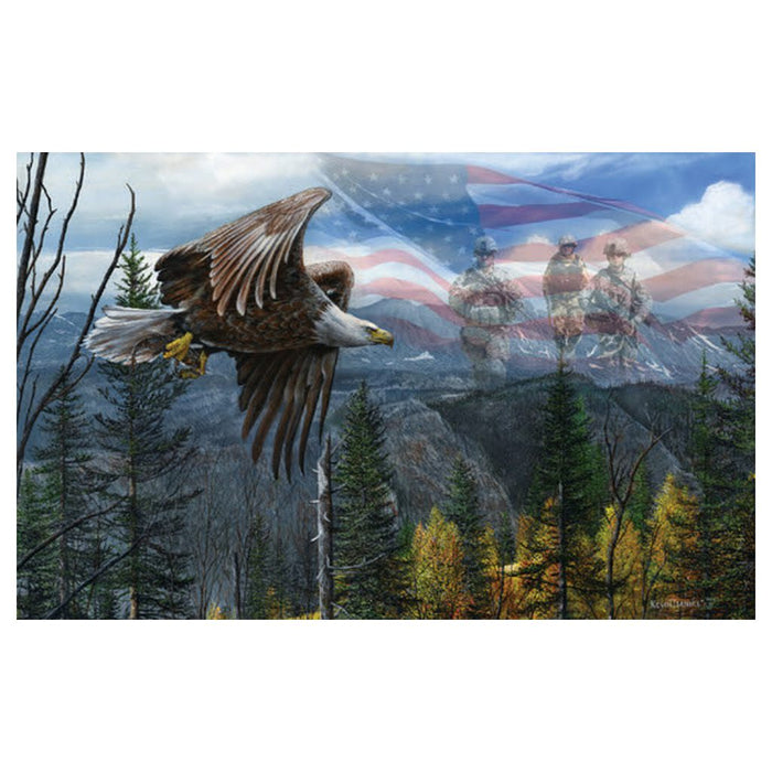 "May Freedom Fly Forever" Jigsaw Puzzle