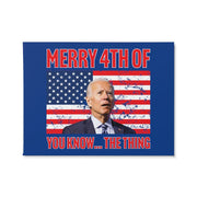 Merry 4th Ceramic Photo Tile - PatriotDepot.com