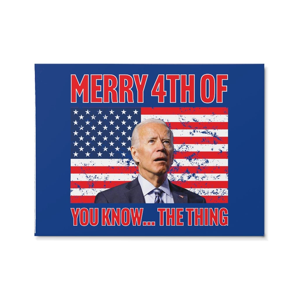 Merry 4th Ceramic Photo Tile - PatriotDepot.com