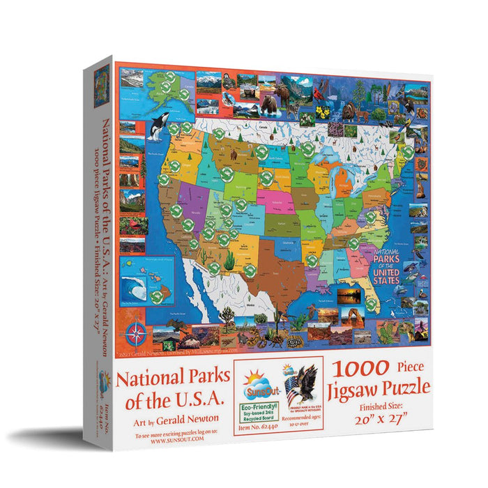 National Parks of the USA 1000 Piece Puzzle