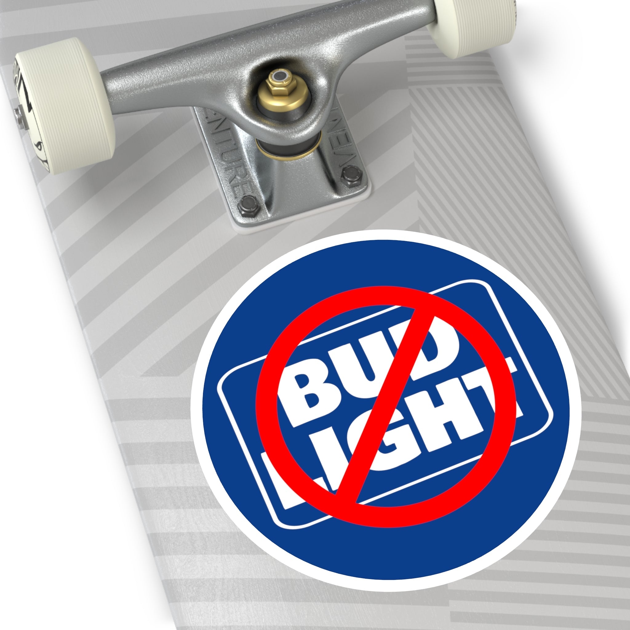 NO Bud Light Bumper Sticker (3 Sizes) - PatriotDepot.com