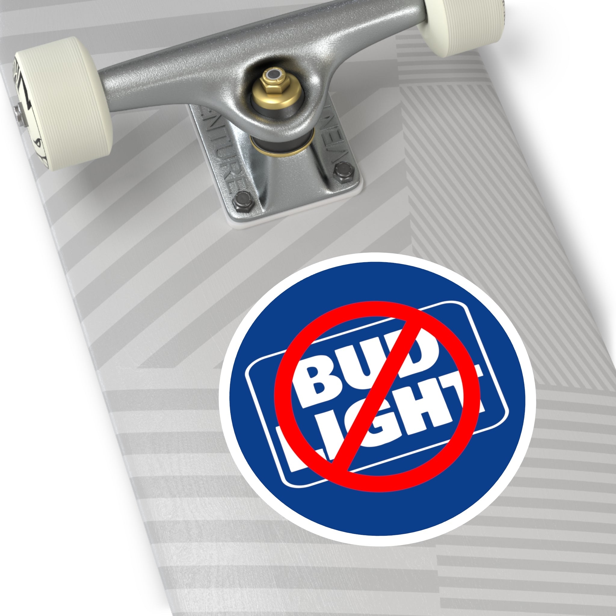 NO Bud Light Bumper Sticker (3 Sizes) - PatriotDepot.com