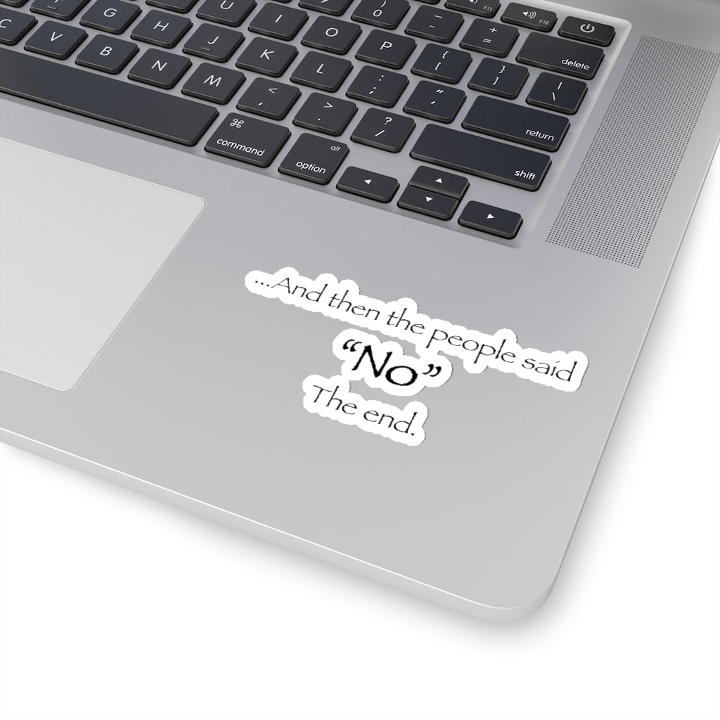 "NO" Kiss - Cut Stickers (4 sizes) - PatriotDepot.com