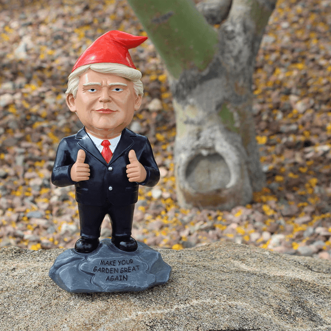 President Donald Trump Garden Gnome (Exclusive) - PatriotDepot.com