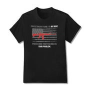 Protecting my family is a right T-Shirt - PatriotDepot.com