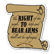 Right To Bear Arms Second Amendment Magnet - PatriotDepot.com