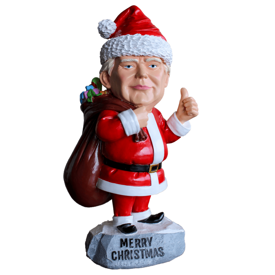 Santa Trump Merry Christmas Gnome (Exclusive) - PatriotDepot.com