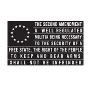 Second Amendment Well Regulated 3'x5' Flag - PatriotDepot.com