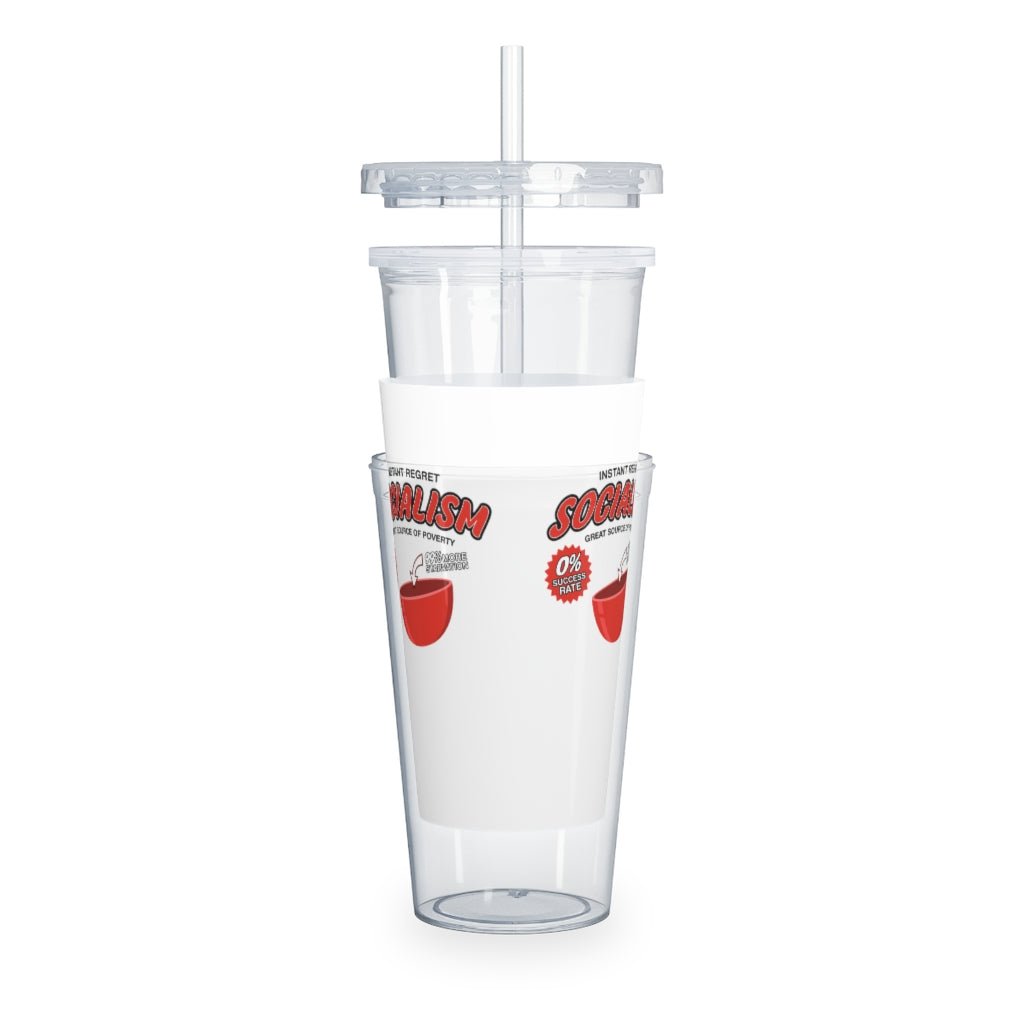 Socialism "Great Source of Poverty" Tumbler Cup - PatriotDepot.com