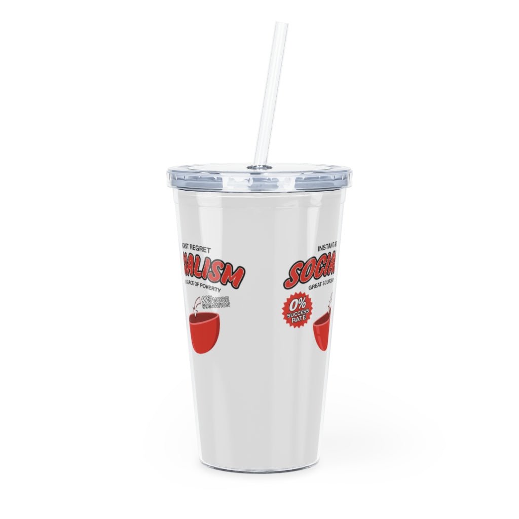 Socialism "Great Source of Poverty" Tumbler Cup - PatriotDepot.com