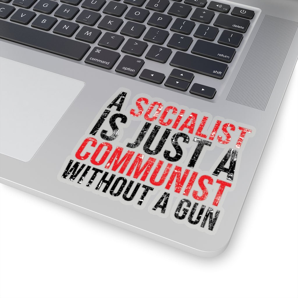 Socialist Kiss - Cut Stickers (4 sizes) - PatriotDepot.com
