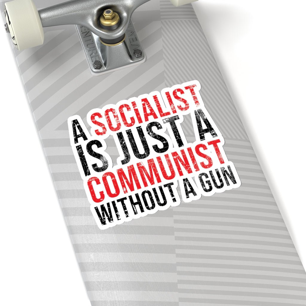 Socialist Kiss - Cut Stickers (4 sizes) - PatriotDepot.com