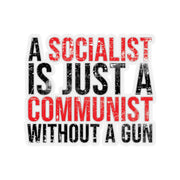 Socialist Kiss - Cut Stickers (4 sizes) - PatriotDepot.com