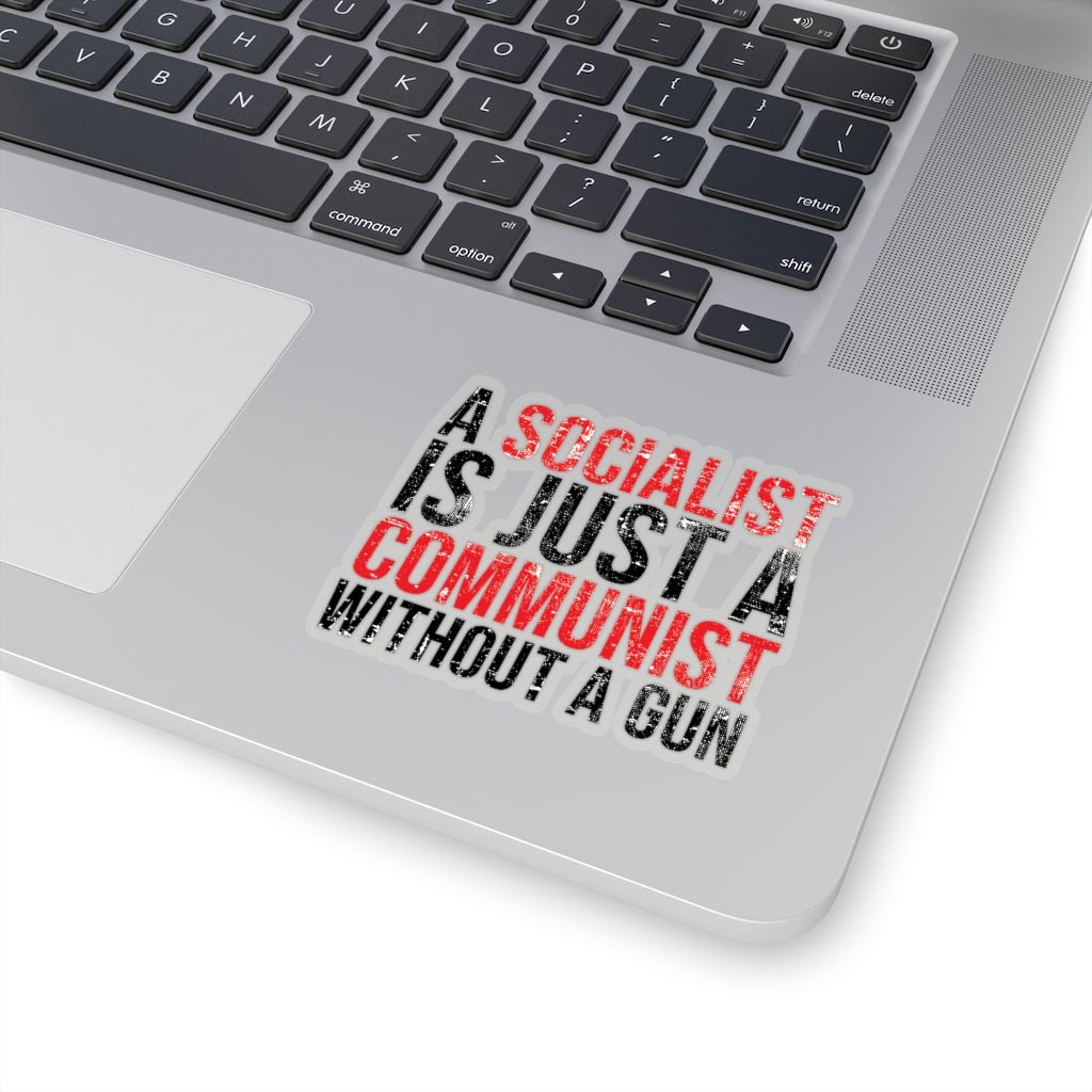 Socialist Kiss - Cut Stickers (4 sizes) - PatriotDepot.com